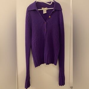 Fendi cashmere &wool 50-50 knit cardigan